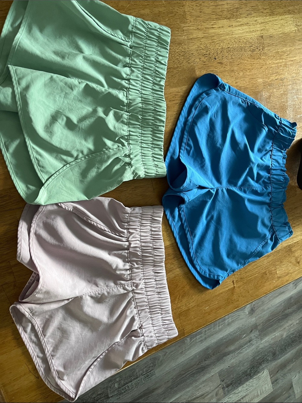 Kids Pack of 3 Active Shorts — Mint, Bright Blue & Light Pink